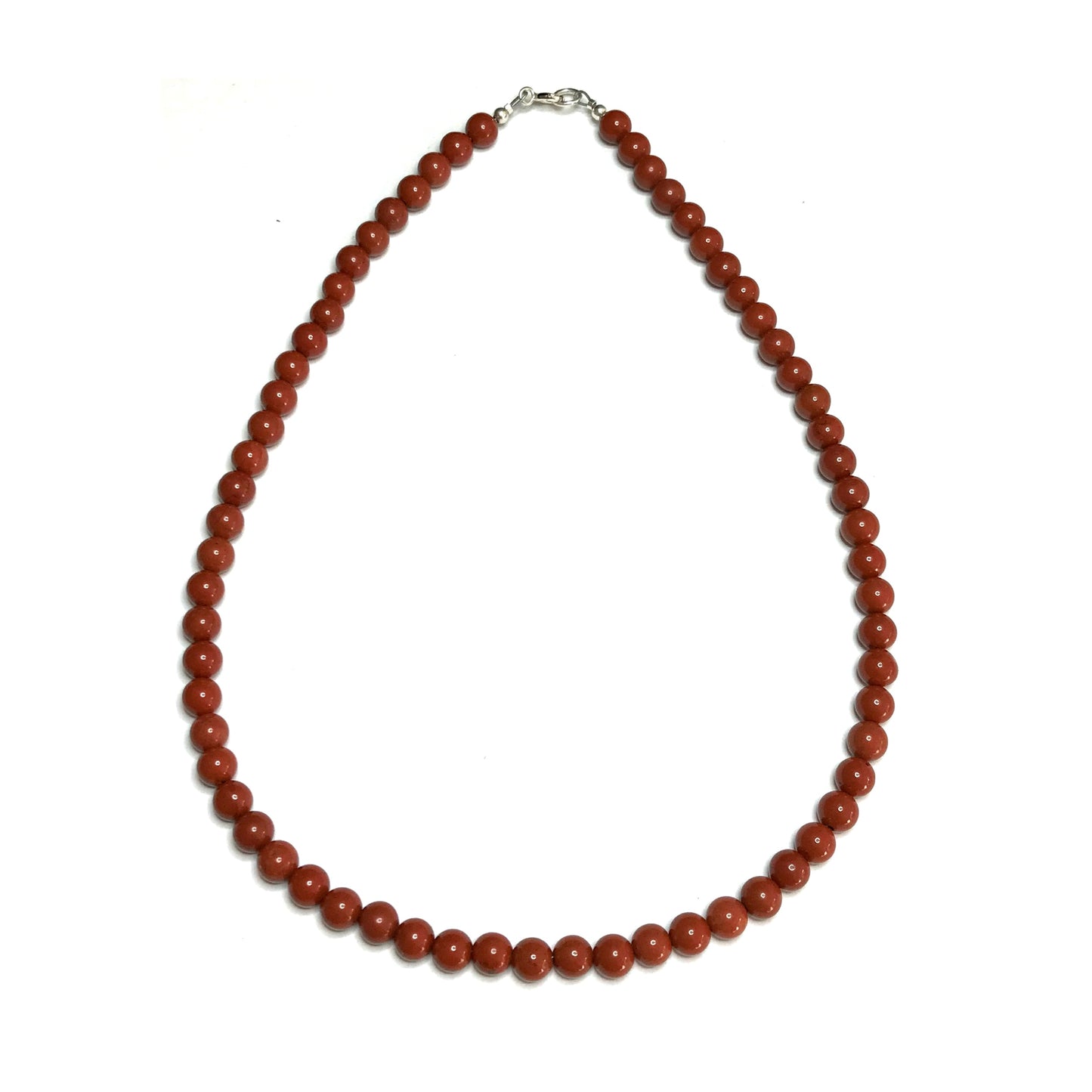 Red jasper gemstone beaded choker