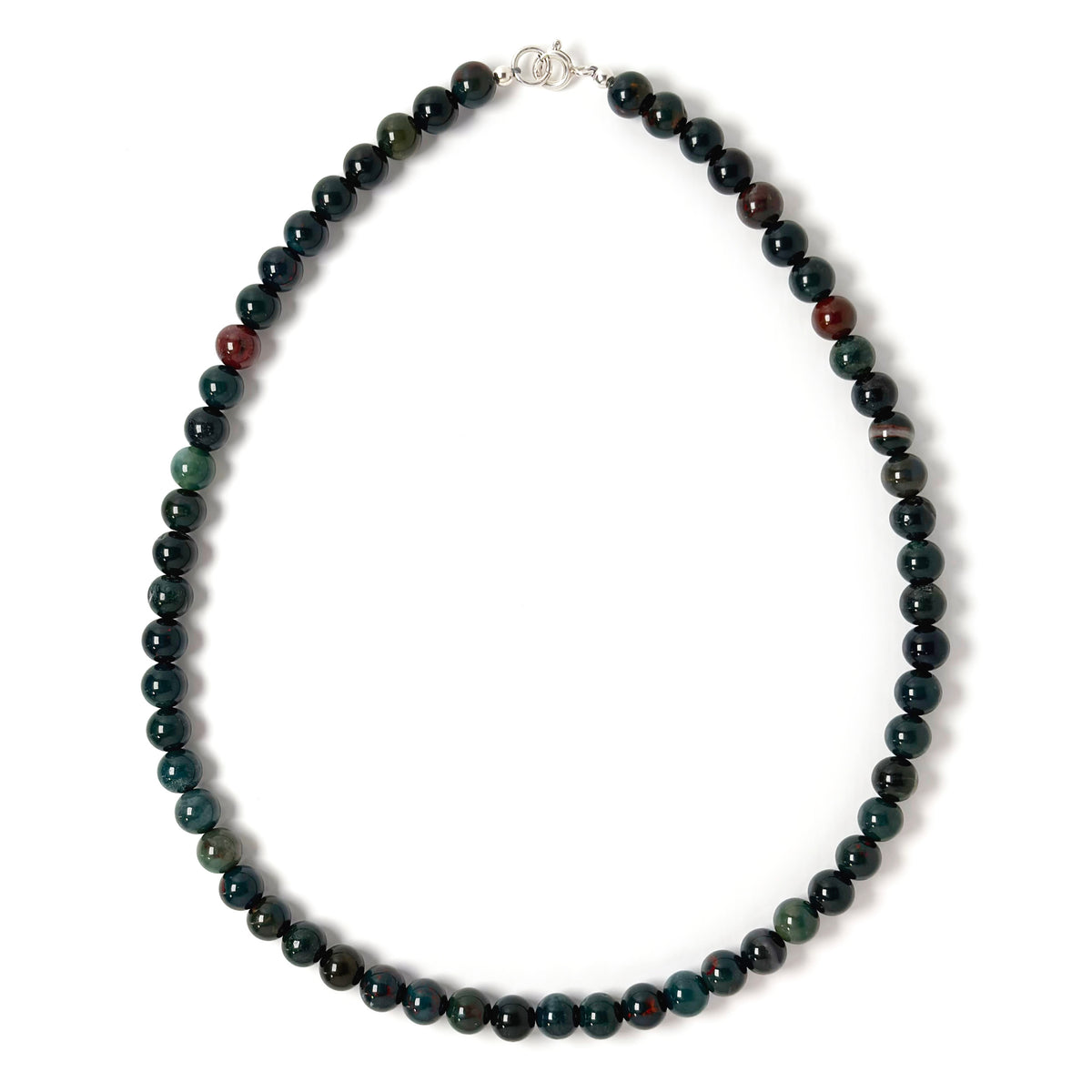 Bloodstone choker necklace