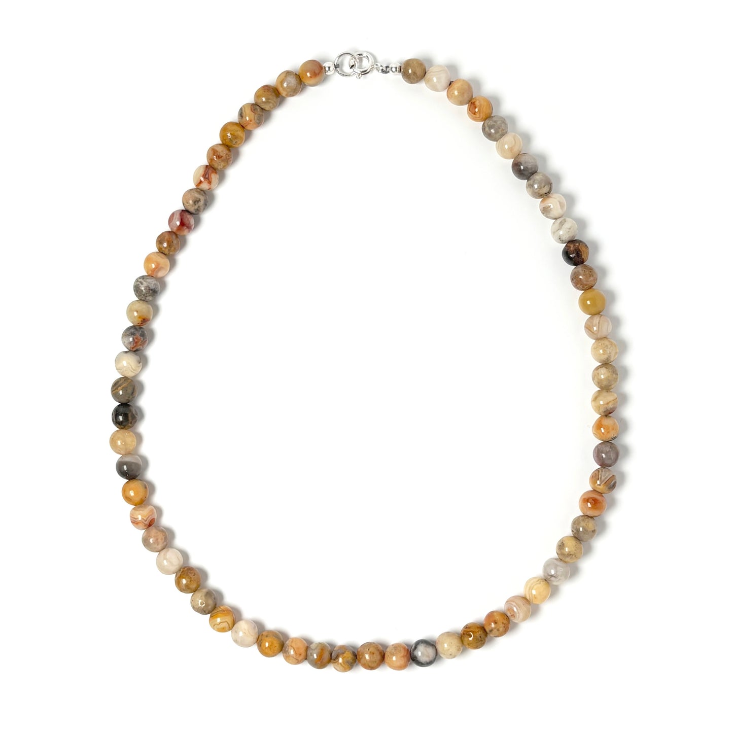 Crazy Lace Agate choker necklace