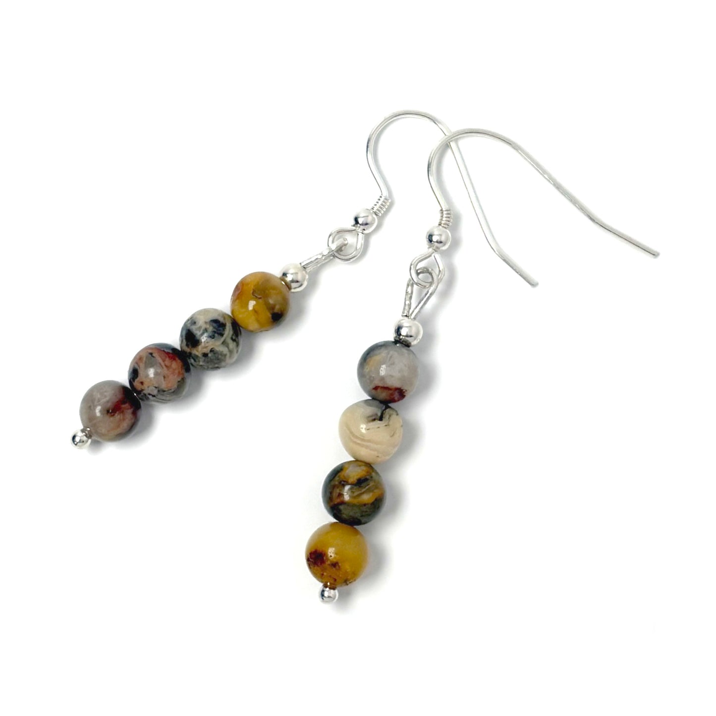 Crazy Lace Agate earrings