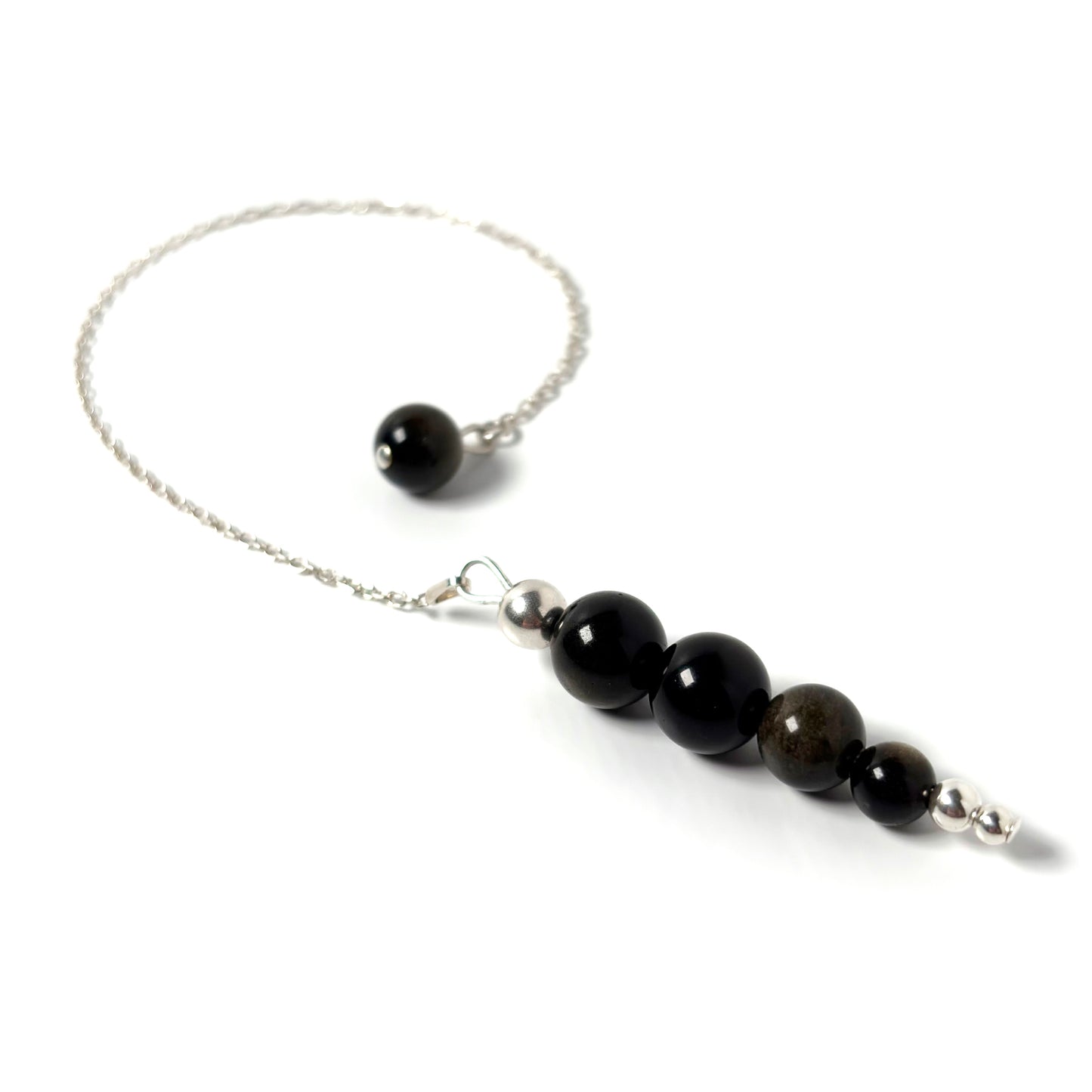 Golden Sheen Obsidian pendulum