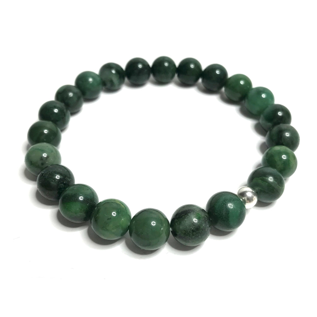 Handmade African jade bracelet