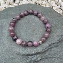 Load image into Gallery viewer, Lepidolite stretch bracelet
