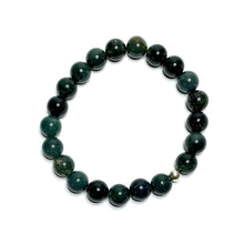 Load image into Gallery viewer, Moss agate gemstone bracelet
