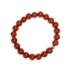 Load image into Gallery viewer, Red jasper gemstone bracelet
