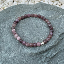 Load image into Gallery viewer, Lepidolite bracelet on stone
