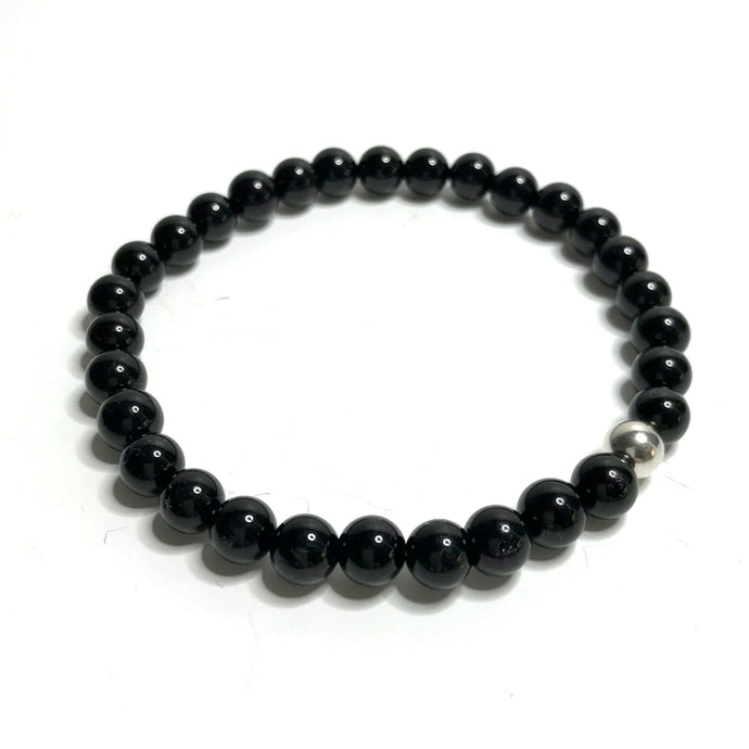 Handmade black tourmaline bracelet