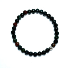 Load image into Gallery viewer, Bloodstone bead bracelet
