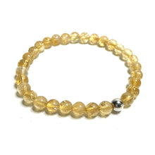 Load image into Gallery viewer, 6mm Citrine bracelet
