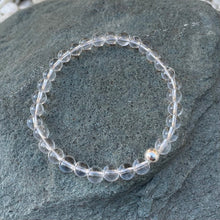 Load image into Gallery viewer, Clear quartz crystal bracelet
