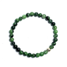 Load image into Gallery viewer, Ruby zoisite crystal bracelet
