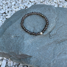 Load image into Gallery viewer, Smoky quartz beaded bracelet

