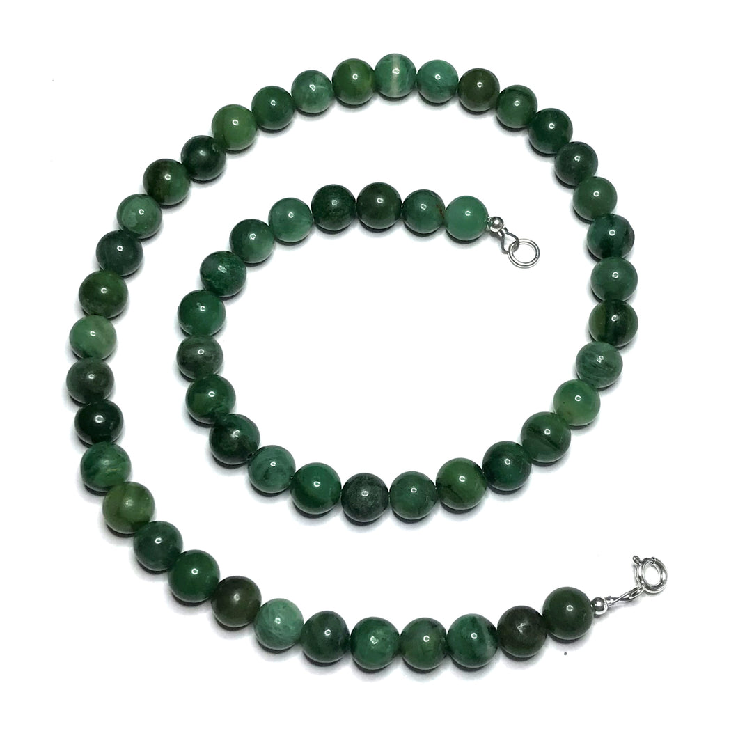 African jade necklace