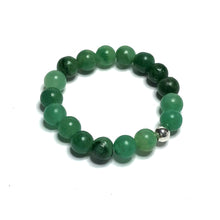 Load image into Gallery viewer, African jade stretch ring
