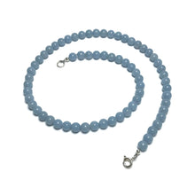 Load image into Gallery viewer, Angelite beaded choker 
