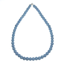 Load image into Gallery viewer, Blue gemstone beaded necklace
