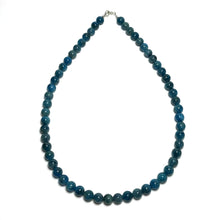 Load image into Gallery viewer, Blue crystal beaded necklace
