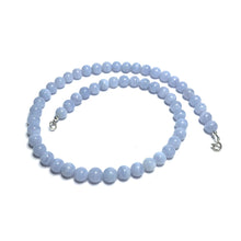 Load image into Gallery viewer, Blue lace agate necklace
