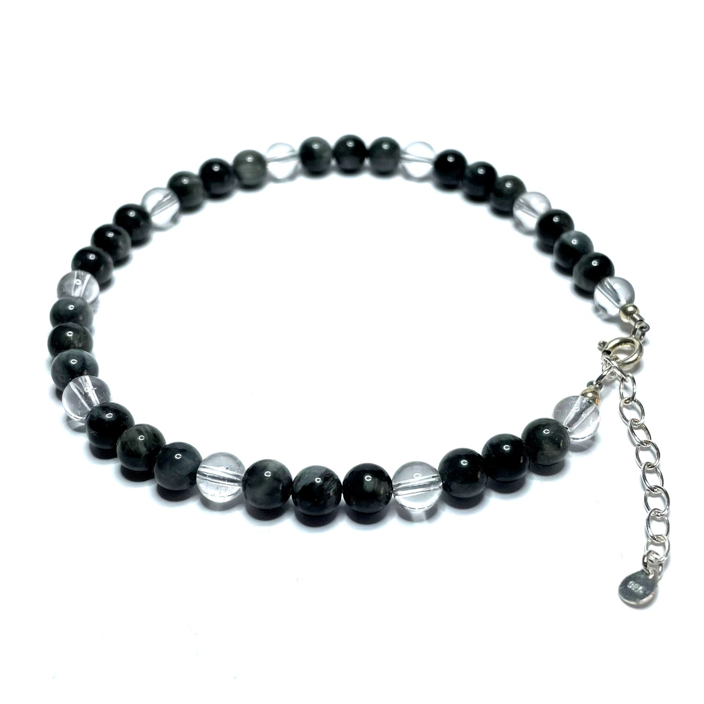 Blue Tiger Eye anklet