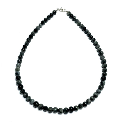 Blue Tiger Eye crystal choker