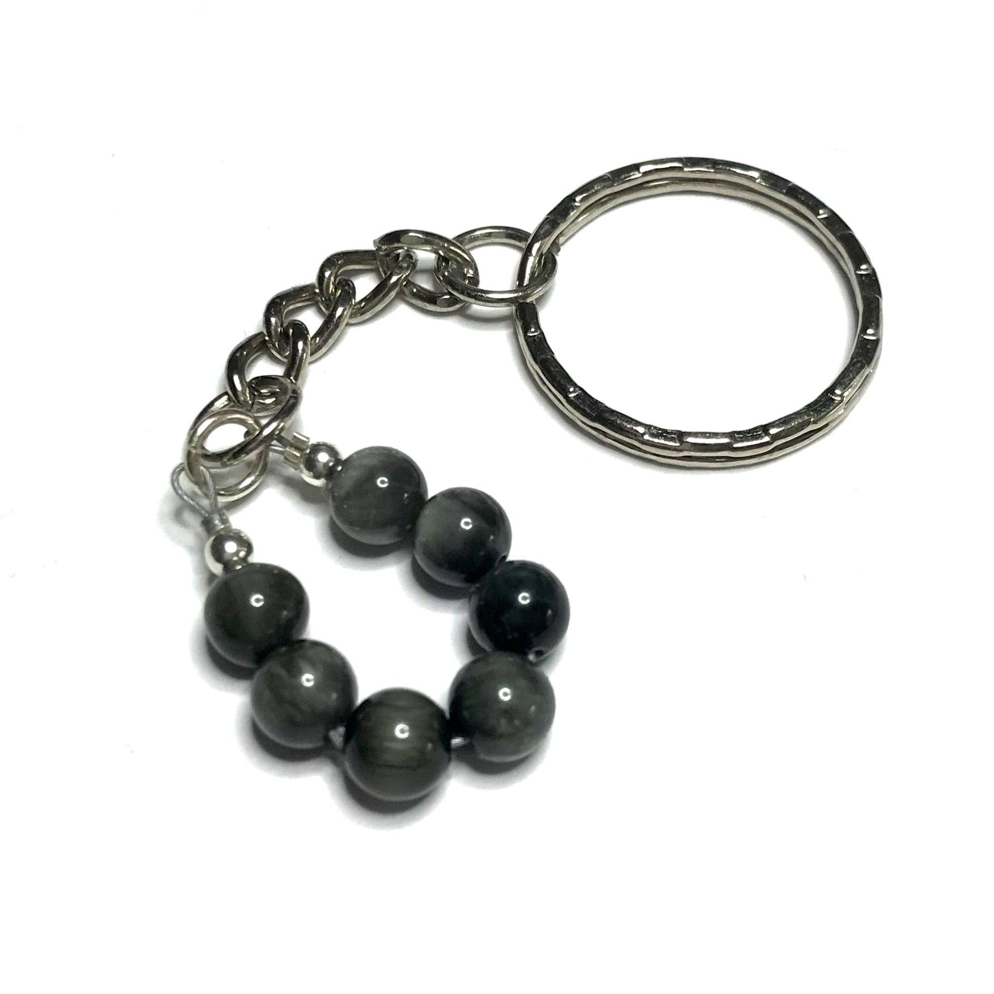 Blue Tiger Eye keychain