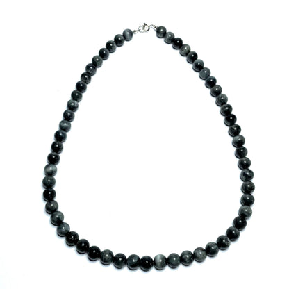 Blue Tiger Eye crystal necklace