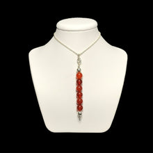 Load image into Gallery viewer, Carnelian pendant necklace
