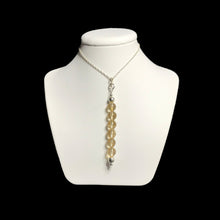 Load image into Gallery viewer, Citrine pendant necklace on stand
