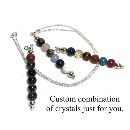 Custom pendants. Custom combination of crystals just for you