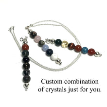 Load image into Gallery viewer, Custom pendants. Custom combination of crystals just for you
