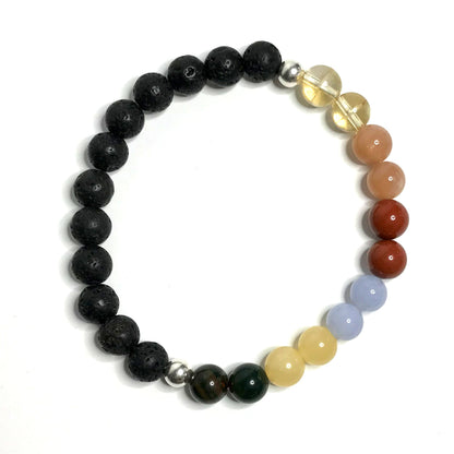 Happiness crystal beaded bracelet