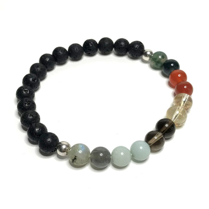 New beginnings bracelet with lava