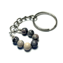 Load image into Gallery viewer, Porcelain jasper keychain
