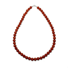 Load image into Gallery viewer, Red jasper crystal necklace
