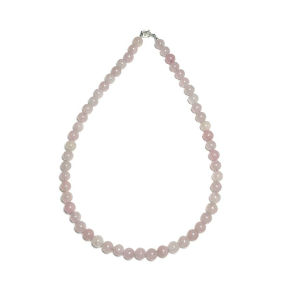 Rose quartz crystal neckace