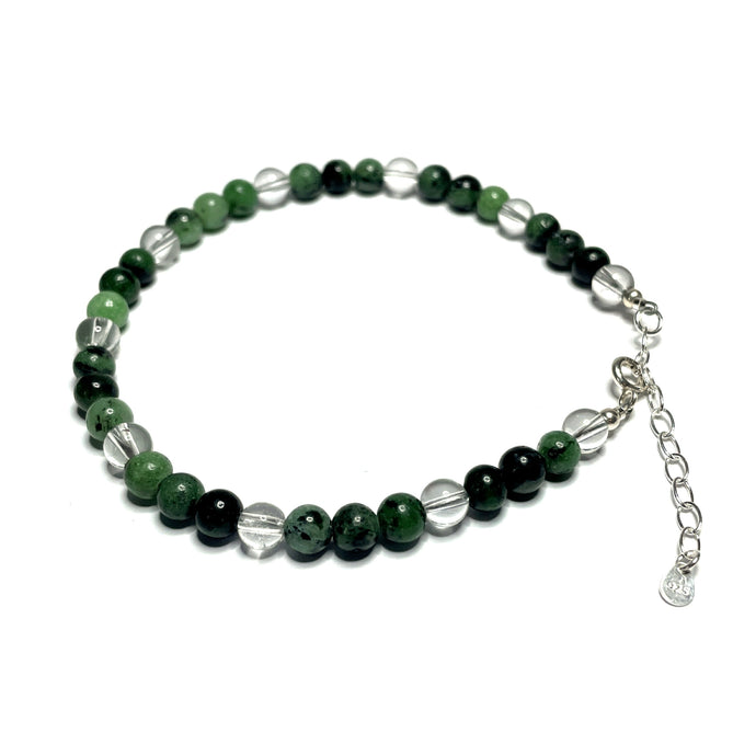 Ruby Zoisite Anklet