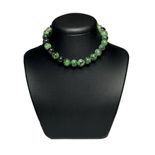Load image into Gallery viewer, Ruby zoisite crystal necklace
