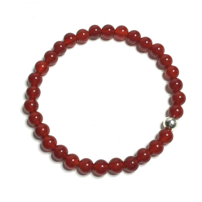 Sacral chakra crystal bracelet