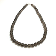 Load image into Gallery viewer, Smoky quartz beaded necklace
