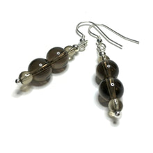 Load image into Gallery viewer, Smoky quartz earrings
