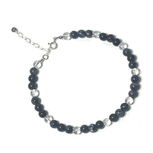 Load image into Gallery viewer, Sodalite crystal anklet
