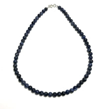 Load image into Gallery viewer, Sodalite beaded choker necklace
