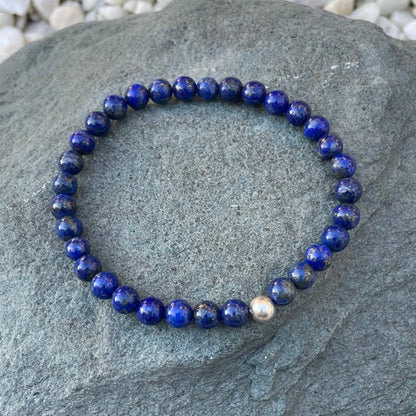 Throat chakra gemstone bracelet