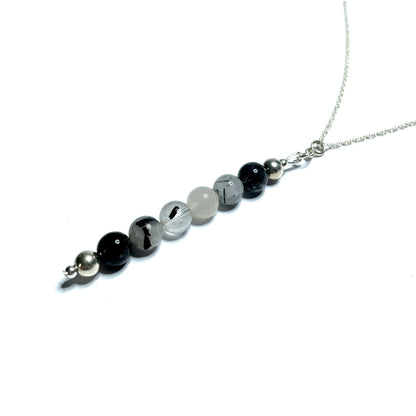 Tourmalinated Quartz pendant