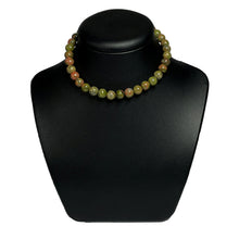 Load image into Gallery viewer, Unakite crystal choker
