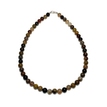 Load image into Gallery viewer, Wood jasper crystal necklace
