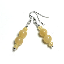Load image into Gallery viewer, Yellow calcite earrings
