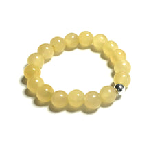 Load image into Gallery viewer, Yellow calcite beaded stretch ring
