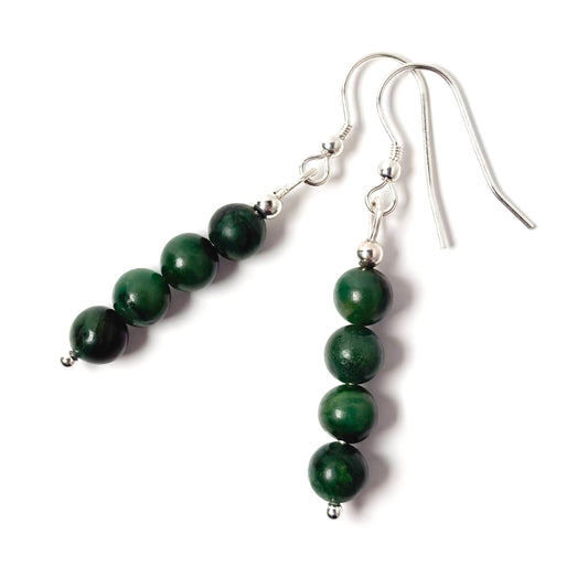 African Jade earrings