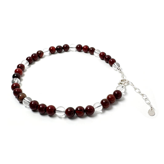 Apple Jasper Anklet